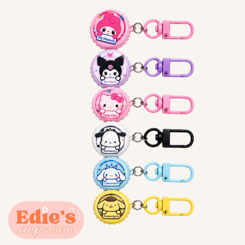 Cute Bottle Cap Character Charm