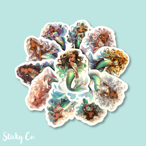 Mermaid Stickers | Bundle of 10