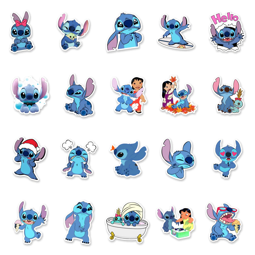 Cute Disney Cartoon Character Stickers Random 10 PCS - No