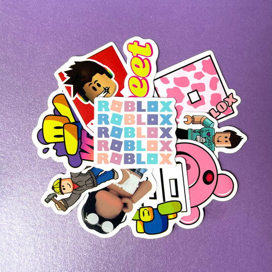 Kid "Blox" Game| Sticker Bundle (15pcs x random selection)